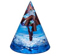 mookaitedecor Orgone Conical Pyramid with Copper Tree of Life Coils, Crystal Quartz Points Orgonite Energy Generator for Meditation Chakra Balancing & Reiki Healing, 2.75 Inch High