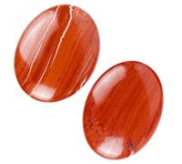 mookaitedecor Oval Crystal Palm Worry Stones for Anxiety Stress Relief
