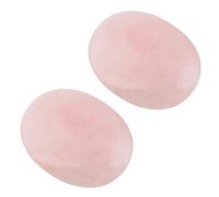 mookaitedecor Oval Crystal Palm Worry Stones for Anxiety Stress Relief