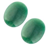 mookaitedecor Oval Crystal Palm Worry Stones for Anxiety Stress Relief