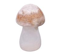mookaitedecor Polished Crystal Mushroom Pocket Stone Figurine