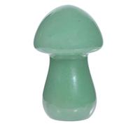 mookaitedecor Polished Crystal Mushroom Pocket Stone Figurine