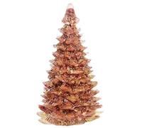 mookaitedecor Red Jasper Crystal Christmas Tree, Healing Crystal Bonsai Tree Gift, Handmade Resin Stone Pine Tree for Home Desk Decor Christmas Decoration Gift, 3.6-3.7 Inch High