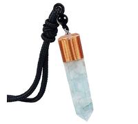 mookaitedecor Resin Crystal Chips Point Pendent Necklace for Meditation