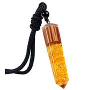 mookaitedecor Resin Crystal Chips Point Pendent Necklace for Meditation