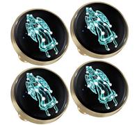 mookaitedecor Set of 4 Constellation Glass Drawer Knobs with Screws, Decorative Zodiac Sign Pull the Handle for Cabinet, Blank