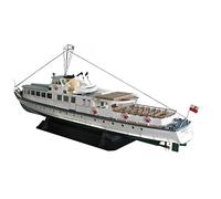 MOOKEENONE 1:100 Polish Baltic Fleet Coastal Ferry Lilla Weneda Model Handmade DIY Model Night Cruise Ship (Unassembled Kit)