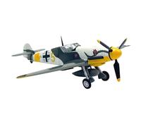 MOOKEENONE 1:72 Alloy WWII German Air Force Messerschmitt BF-109 Fighter Aircraft Model Simulation Aviation Science Exhibition Model