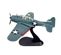MOOKEENONE 1:72 Alloy WWII United States Navy SBD Dauntless Dive Bomber Fighter Aircraft Model Simulation Aviation Science Exhibition Model