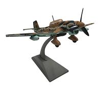 MOOKEENONE 1:72 WWII German Air Force Stuka Ju-87 Bomber Model Military Fighter Aircraft Model Alloy Simulation Collection Display