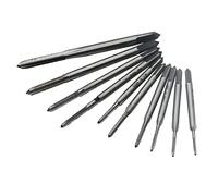 MOOKEENONE 10Pcs High Speed Metric Straight Spiral Flute Coarse Thread Watches Micro Taps Set