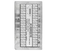 MOOKEENONE 18 Sizes Stainless Steel Mini Screw Slotted Screw for Watch Back Case 180Pcs