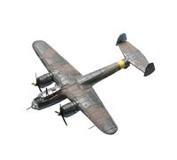 MOOKEENONE German Dornier Do 17Z Light Bomber Model Plane 1/144 Scale Diecast Aircraft Collectible Display Gift for Aviation Fans
