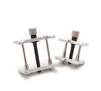 MOOKEENONE Watch Movement Holder #4039+#4040 Multi-Functional Metal Watch Movement Holder Metal Fixed Base Watchmaker Clamp Repairing Tools