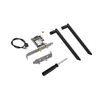 MOOKEENONE WiFi 6 PCI-E WiFi Card Bluetooth 5.3 Adapter PC TRI- Band 2.4G+5.8G+6G Network Card