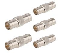 MOOKEERF 5PCS SDI Connector BNC Adapter 75 Ohm BNC Female to Female Barrel Connector for HD-SDI/3G-SDI/4K/8K SDI Video Camera Cable