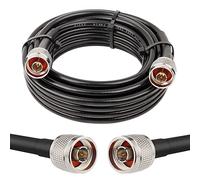 MOOKEERF KMR240 N Cable - 20FT Ultra Low Loss N Male to N Male Cable Pure Copper 50 ohm for Antenna,WiFi Router,Signal Booster, Amplifier