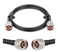 MOOKEERF KMR240 N Cable - 3FT Ultra Low Loss N Male to N Male Cable Pure Copper 50 ohm for 3G/4G/5G/LTE/ADS-B/Ham/GPS/WiFi/RF Radio to Antenna or Signal Booster Use
