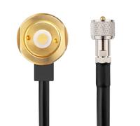 MOOKEERF NMO Antenna Cable,8FT Low Loss RG58 Coaxial CB Antenna Cable Extension with NMO and Removable UHF PL259 Male Connector for VHF/UHF/CB Radio