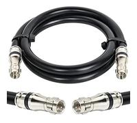 MOOKEERF RG11 Coaxial Cable 3ft,Low Loss 14AWG RG11 Coax Cable 75ohm with F Type Connector High Definition for CATV,Satellite Dish,VHF/UHF,Radio,TV Antennas