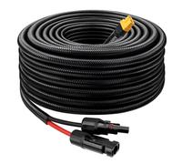 MOOKEERF Solar to XT60 Cable 10AWG 20FT Solar Connector to XT60 Adapter Cable for Solar Panel to Battery RV Portable Power Station Solar Generator - 20 Foot