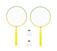 Mookie Activo Mini Badminton Set for Children ages 3+, 2 Mini Rackets with Textured Non-Slip Handles & 2 Shuttlecocks. Lightweight, Durable & Portable for Garden, Park or Holiday Fun