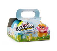 Eggaboo 4 Pack, Hides Adorable Chicks for Pop Up and Musical Suprises, Play Peekaboo, Press The Head for Different Melodies, 4 Songs Included and 12 Colours To Collect, Batteries Included, Children 2+