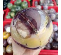 Mookite Stone Ball Quartz Crystal Home Office Decorative Gemstones Ornaments (Size : 610-700g)