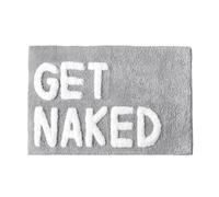 Get Naked Bath Mat Mooky Mats Grey One Size