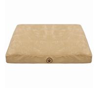 Mool Rectangular Flat Cushioned Dog Bed, Width: 90 cm (35 inches), Cream