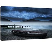 MOOL "Stormy Sky Landscape" Canvas Wall Art Print, Blue, Large, 32 x 22-Inch