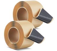 Mooliwe 2 Pcs 3 Inches x 25 Foot Black Epdm Pond Liner Seam Tape Self Adhesive Double Sided Pond Seam Tape Waterproof Pond Liner Repair Kit for Pond Liner Patch Roofing Splicing