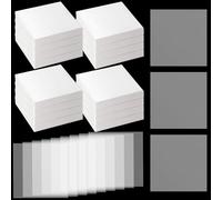 Mooliwe 2000 Pcs Cellulose Weighing Paper Sheet Laboratory Sample Weighing Paper Weigh Papers, Nitrogen Free, Non Absorbing, Non Stick, High Gloss for Scale Measurement Samples Transfer, 4 x 4 Inches