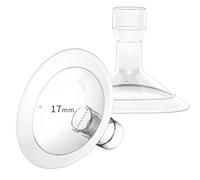 MOOMentaneous Breast Pump Shields Flanges 17mm Compatible with Medela Breast Pumps PersonalFit, Maxflow, Freestyle Flex Swing Maxi Connector