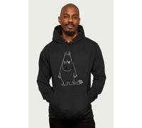 Moomin Angry troll Hooded Sweatshirt in Black | Size: 2XL Moomin Black 2XL