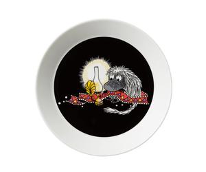 Moomin Arabia Ancestor Moomin plate black