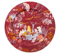 Moomin Arabia - Festive Moments Serving Plate 30 cm - Red