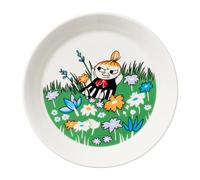 Arabia Little My and meadow Moomin plate White-multi