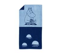 Moomin Arabia Moomin bath towel 70x140 cm Moomintroll navy blue