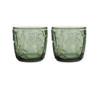 Moomin Arabia Moomin drinking glass 28 cl 2-pack Pine green