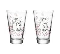 Moomin Arabia - Moomin Glass 2-pack Love 30 - Multi