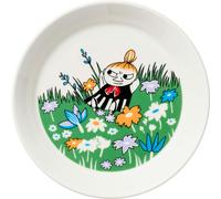 Arabia Little My and meadow Moomin plate White-multi