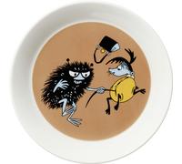 Moomin Arabia - Moomin Plate 19 cm Stinky in action - Brown