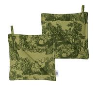 Moomin Arabia - Moomin Pot Holder 2-pack The Forest of Mystery, Green - Green