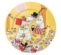 Moomin Arabia - Moomin Serving Plate 30 cm Family Time, Yellow - Multi