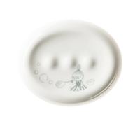 Moomin Arabia Moomin soap dish Bath time green-white