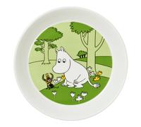 Arabia Moomintroll plate grass green