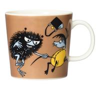 Arabia Stinky in action Moomin mug Brown