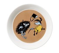 Moomin Arabia - Moomin Plate 19 cm Stinky in action - Brown