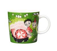 Moomin Arabia Thingumy & Bob King's Ruby Moomin mug green